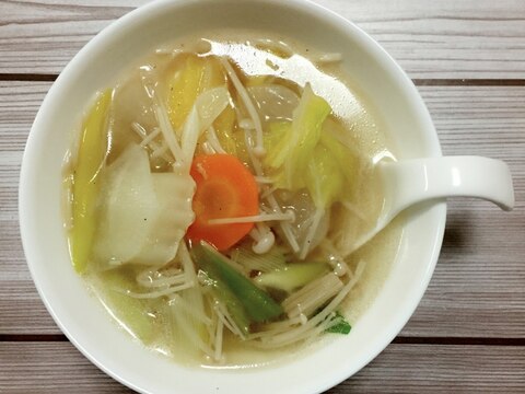 野菜たっぷり　中華スープ♪